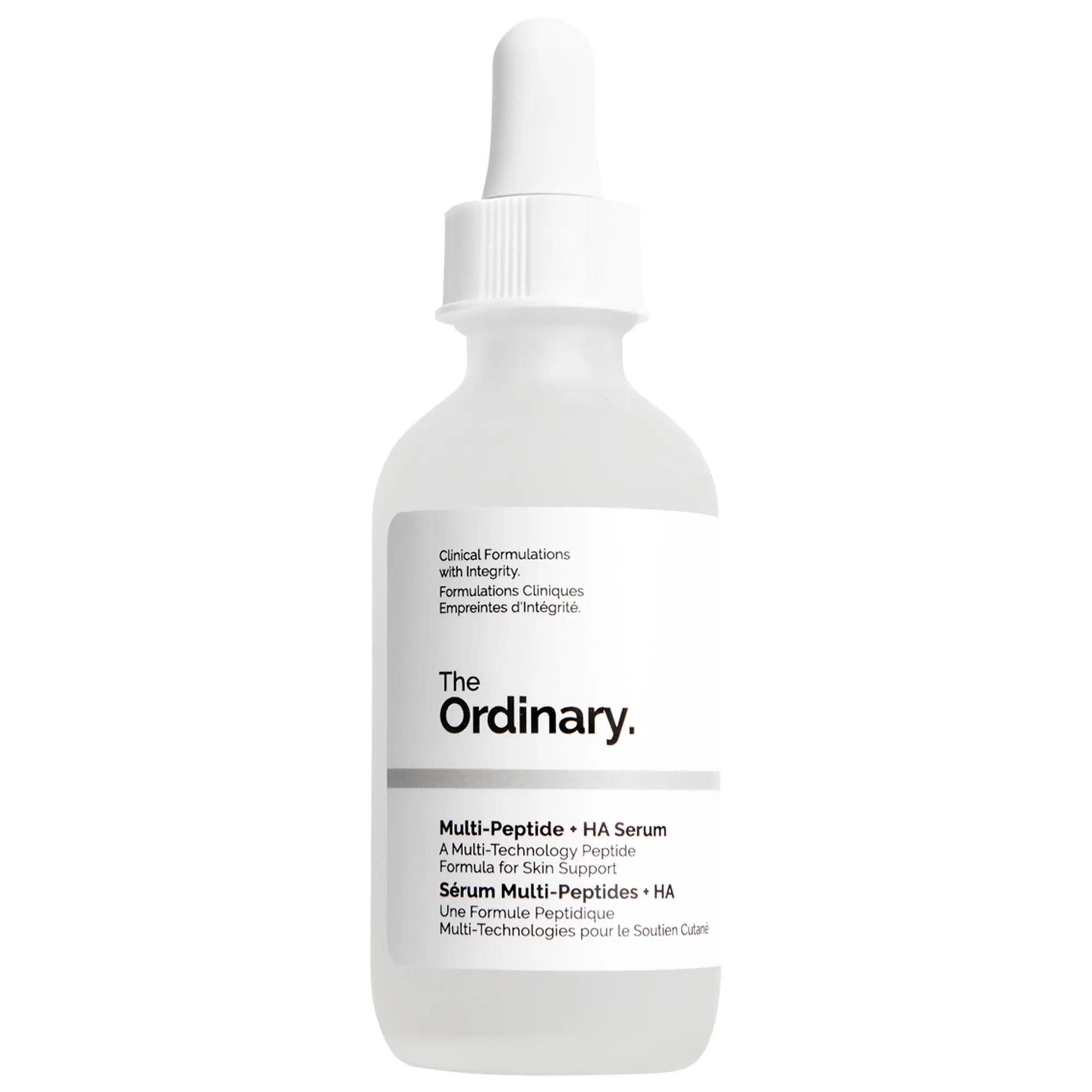 The Ordinary Multi-Peptide + HA Serum for Facial Wrinkles - Anti-Aging, Vegan Skincare with Hyaluronic Acid