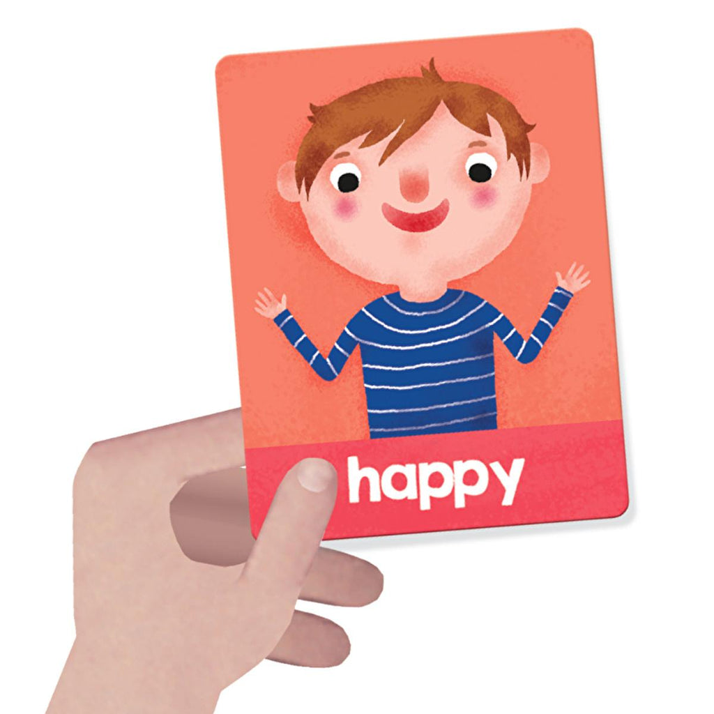 Headu Montessori Flashcards for Toddlers - Emotional Intelligence & Action Learning Cards (1-4 Years)