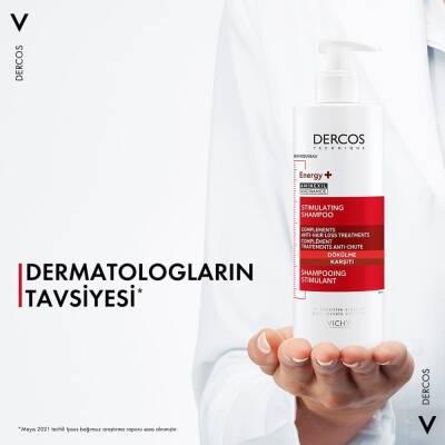 Vichy Dercos Energising Anti-Hair Loss Shampoo 400ml - Energizing Formula, Dermatologically Tested