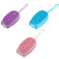 The Bath Bunny Silicone Body Scrubber: Gentle Exfoliating Bath Sponge for Deep Cleansing & Radiant Skin - Silicone Bath Brush