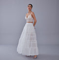 White Petticoat with Elastic Band - Perfect for Parties – Bridal Port