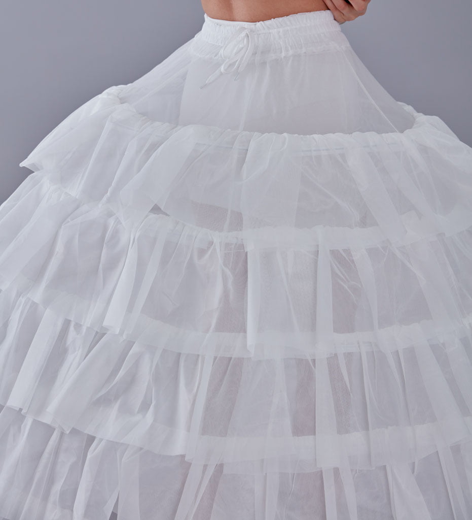 Wedding Dress with Underskirt-Quinceanera Dress Petticoat-Bridal Ball Gown Crinoline – Bridal Port, view 4
