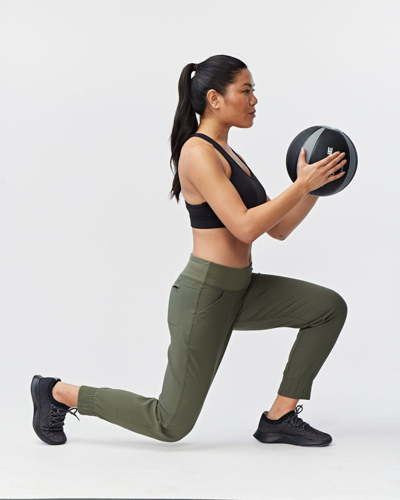 Goal Five Excel Jogger 7/8 Length 28" Pant — fabric or material detail