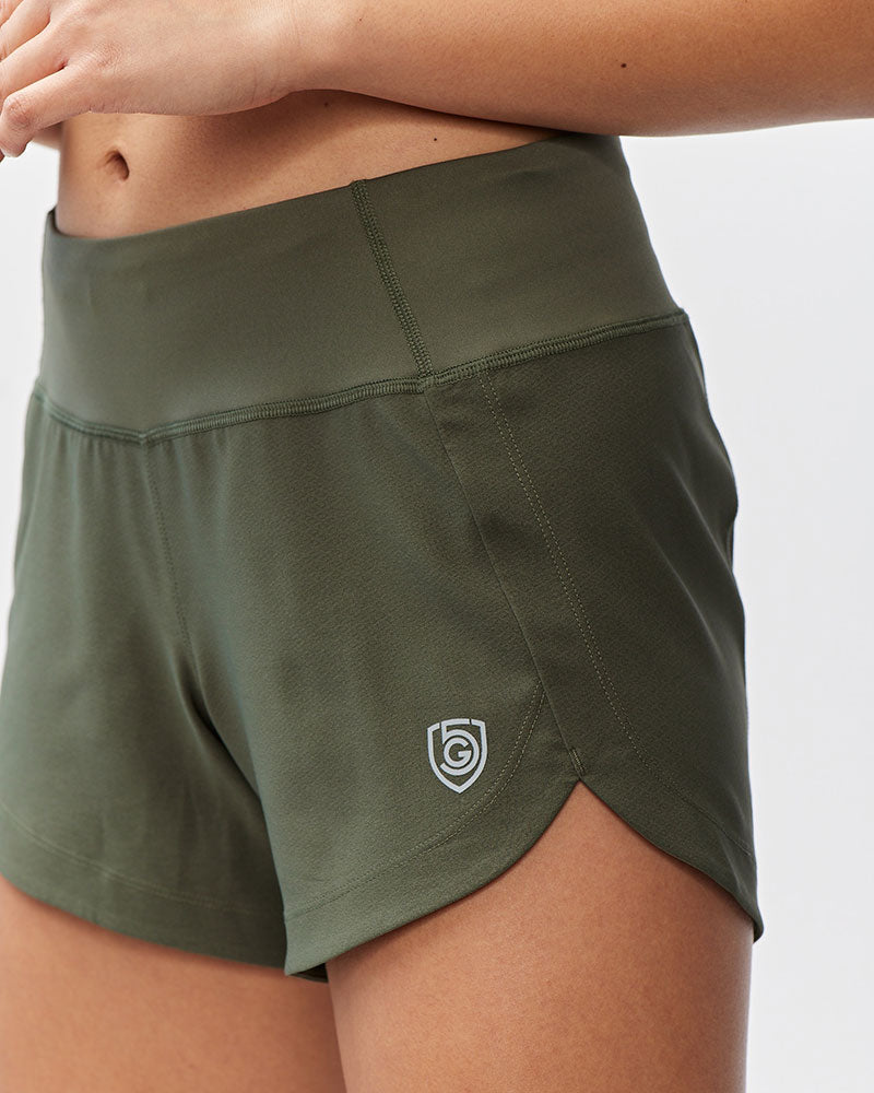 Goal Five Excel Women's Workout Shorts — back view