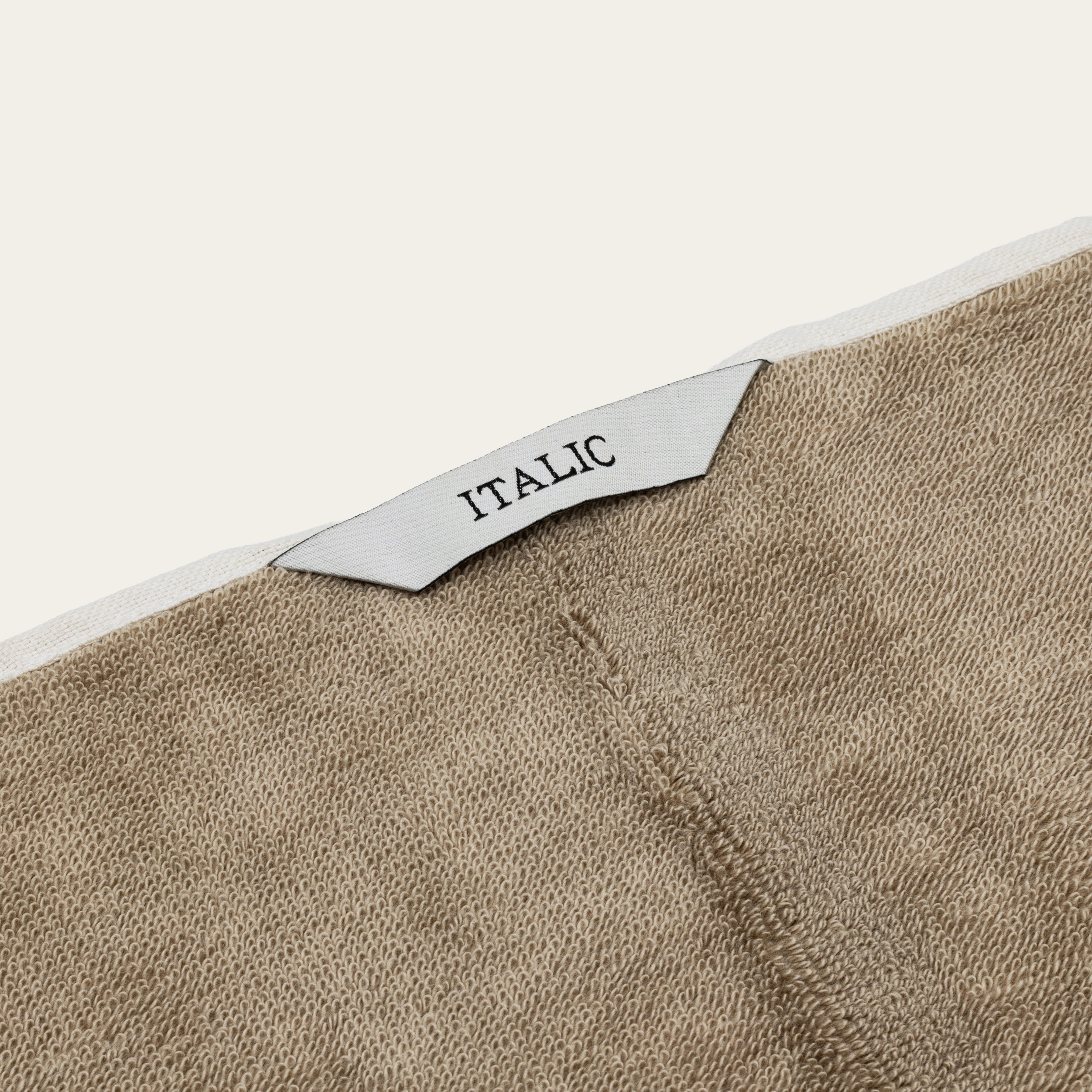Italic Sorrel Towels — detail close-up