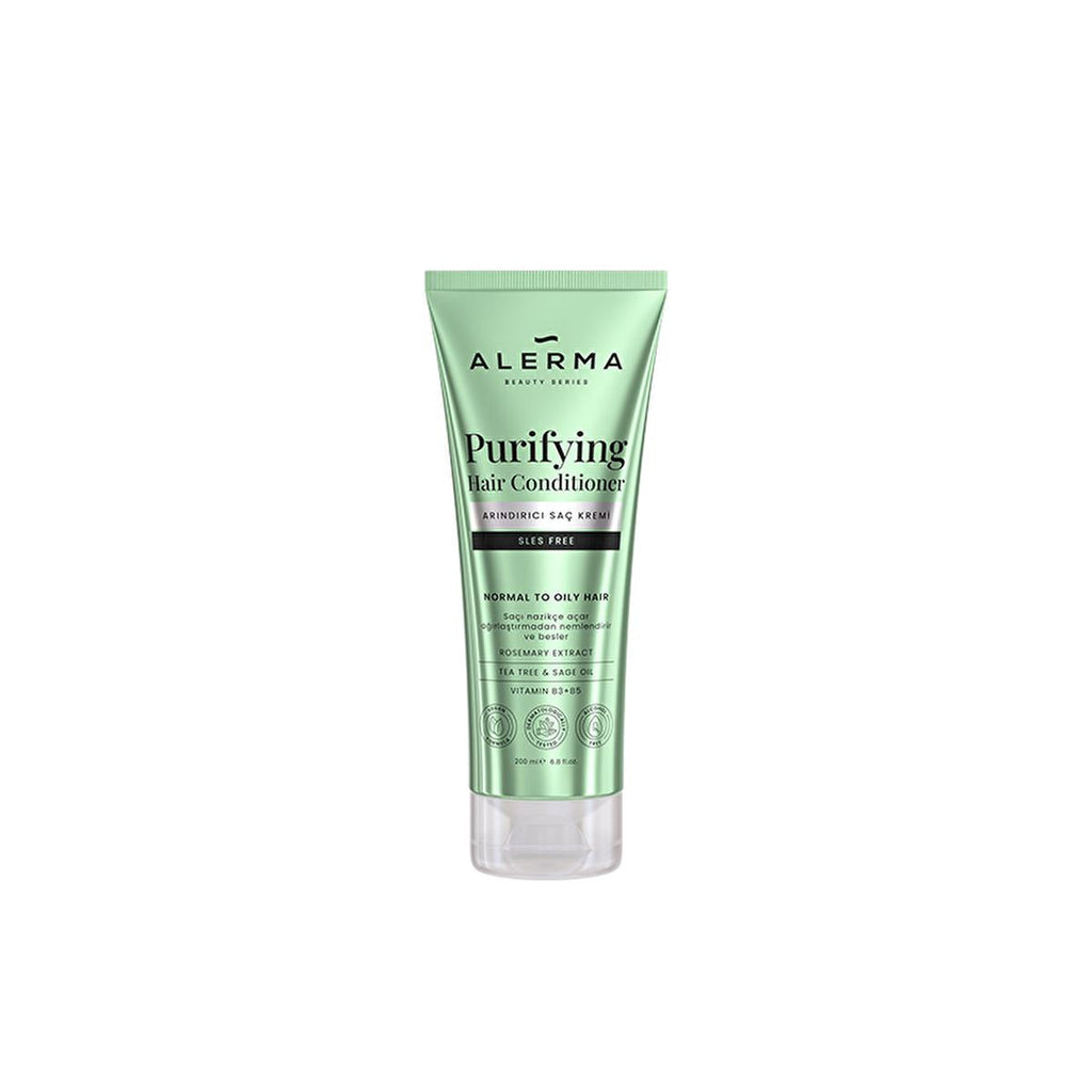 Alerma Sulfate-Free Shampoo for Oily Hair - 6.76 fl oz, Vegan & Cruelty-Free with Rosemary Extract & Tea Tree Oil