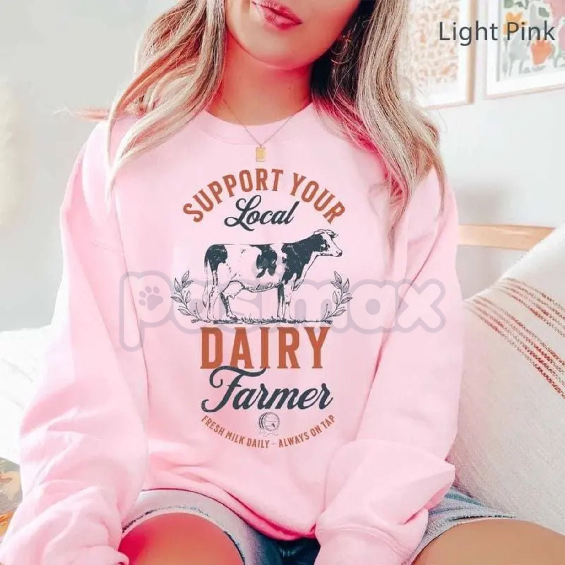 Pasimax Eat Local Breastfeeding Sweatshirt | Vintage Bistro Nursing Mom Crewneck | Aesthetic Motherhood Jumper | Luxury Nursi