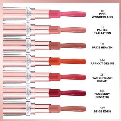 L'Oreal Paris Glow Paradise Balm-in-Lipstick Beige Eden: Hydrating, Plumping, Natural Lip Color & Shine