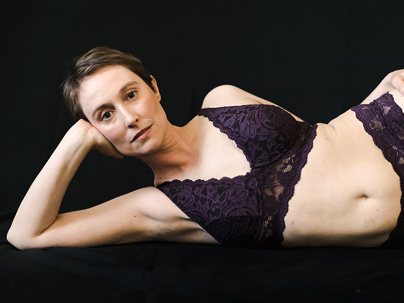 Everviolet Vela Wireless Bra, Orchid — main product shot