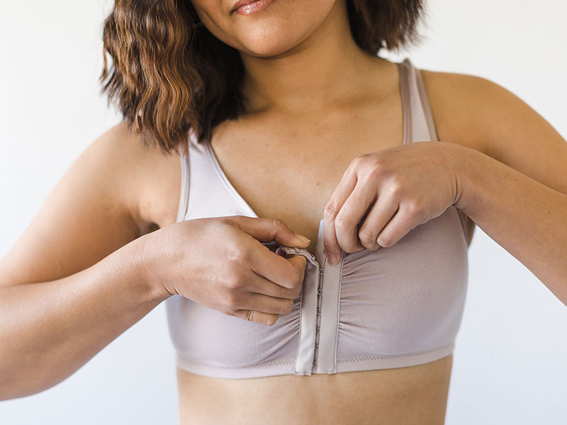 Everviolet Maia Front Close Bra, Mauve — main product shot