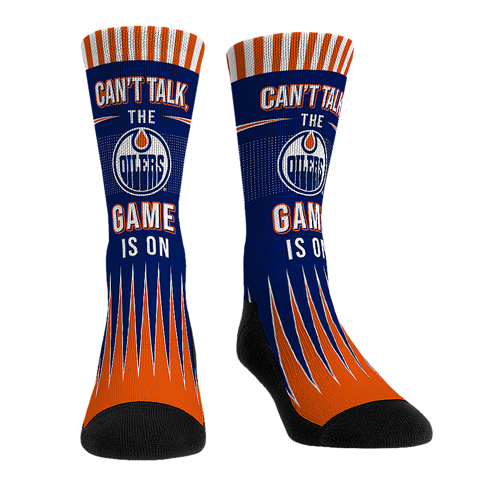 Rock 'Em Socks Rock 'Em Socks Edmonton Oilers - Can't Talk — main product shot