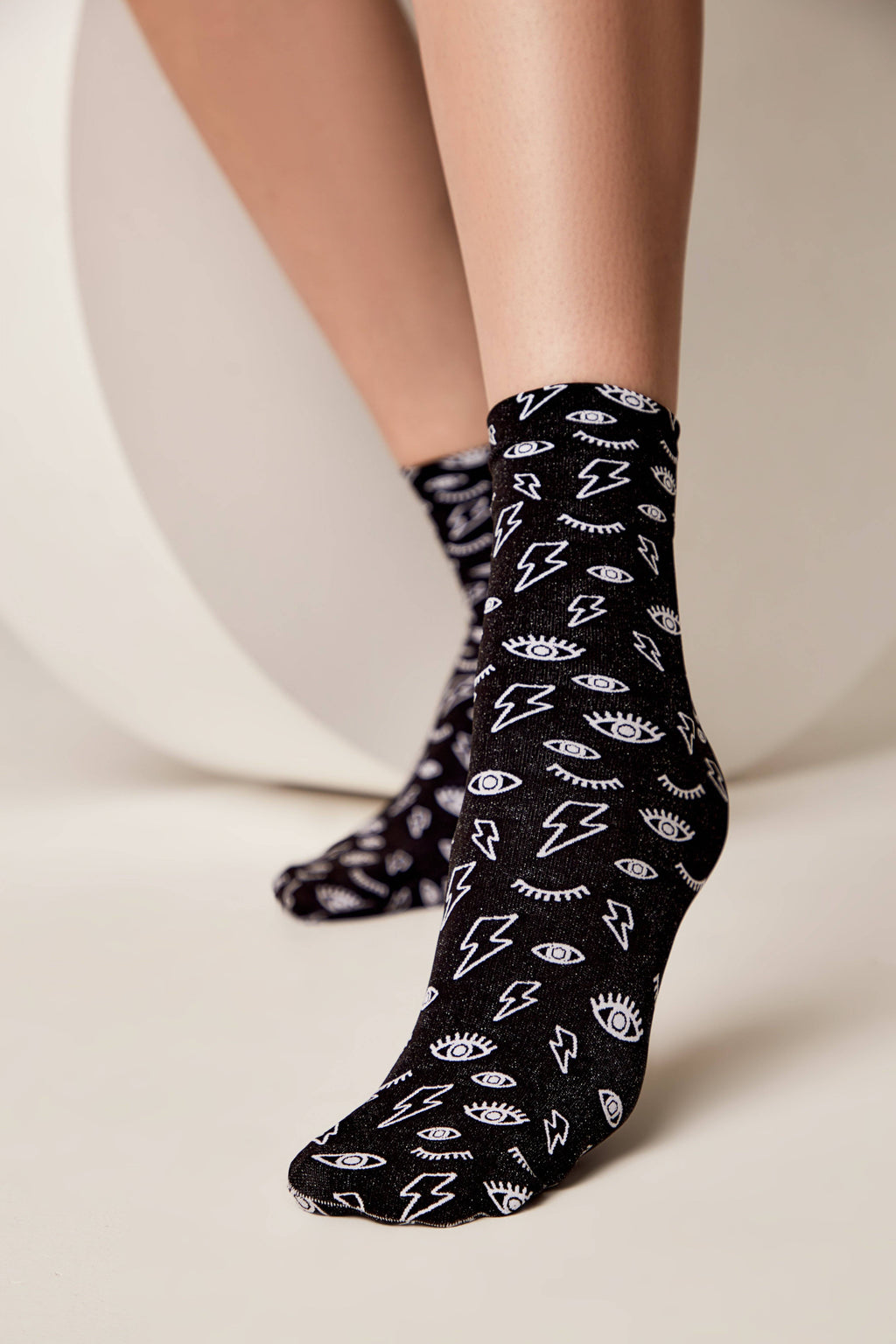 TheRanok.com Socks Conte Fantasy - Eyes&Moon — main product shot