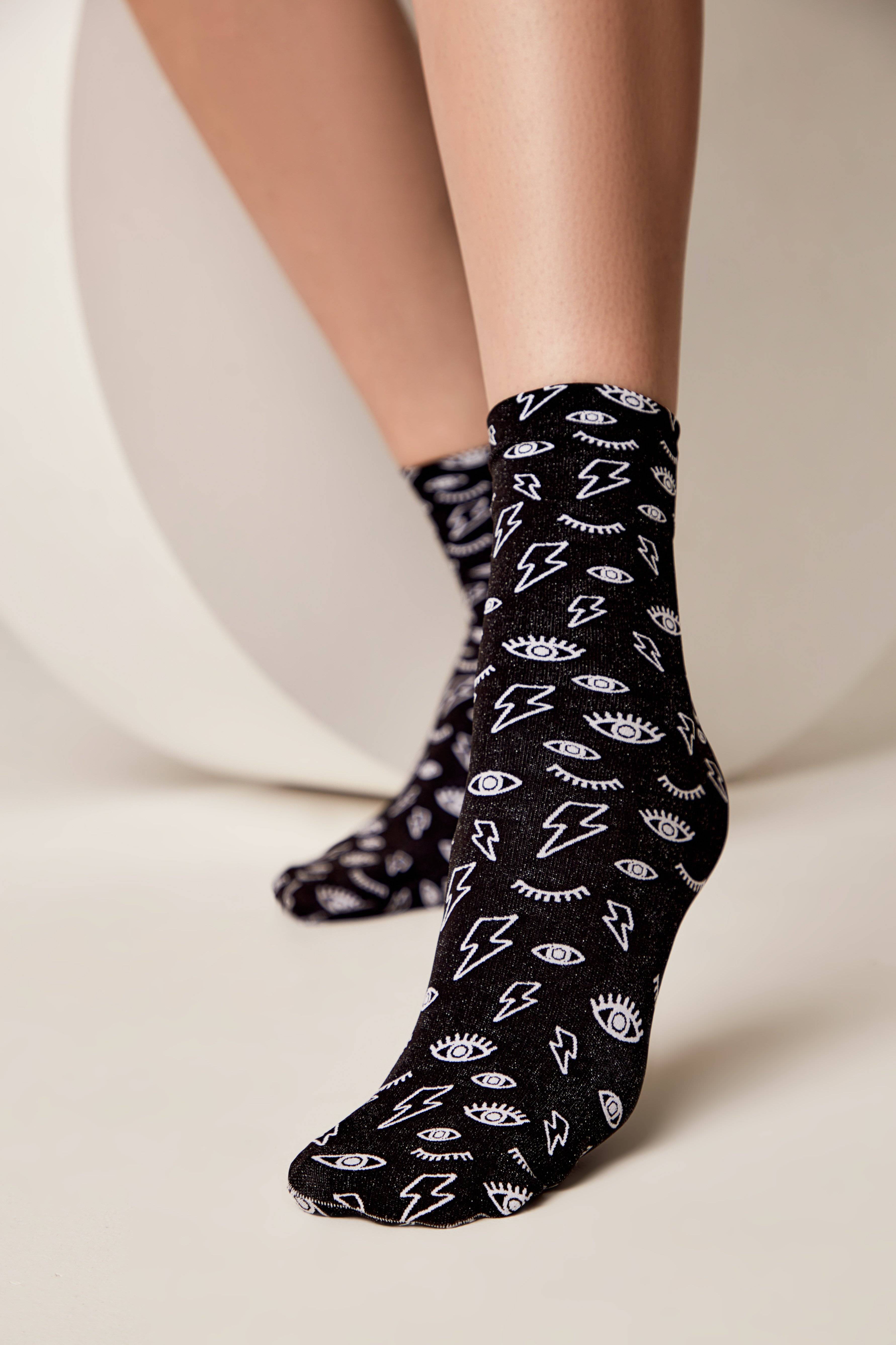 TheRanok.com Socks Conte Fantasy - Eyes&Moon — main product shot