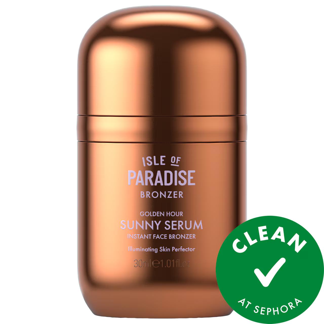 Sunny Serum Instant Face Bronzer: Achieve a Glowing, Sun-Kissed Complexion with Niacinamide & Squalane - Buildable, Cruelty-Free Liquid Bronzer