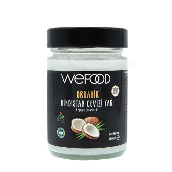 Wefood Organic Coconut Oil - 100% Natural, Cold-Pressed, Additive-Free for Cooking & Personal Care
