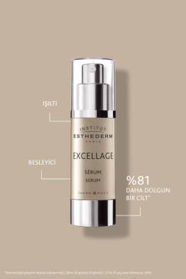 Institut Esthederm Excellage Anti-Aging Serum 30ml - Boosts Skin Elasticity & Firmness