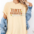 Pasimax Eldest Daughter Embroidered Comfort Colors T-Shirt — main product shot