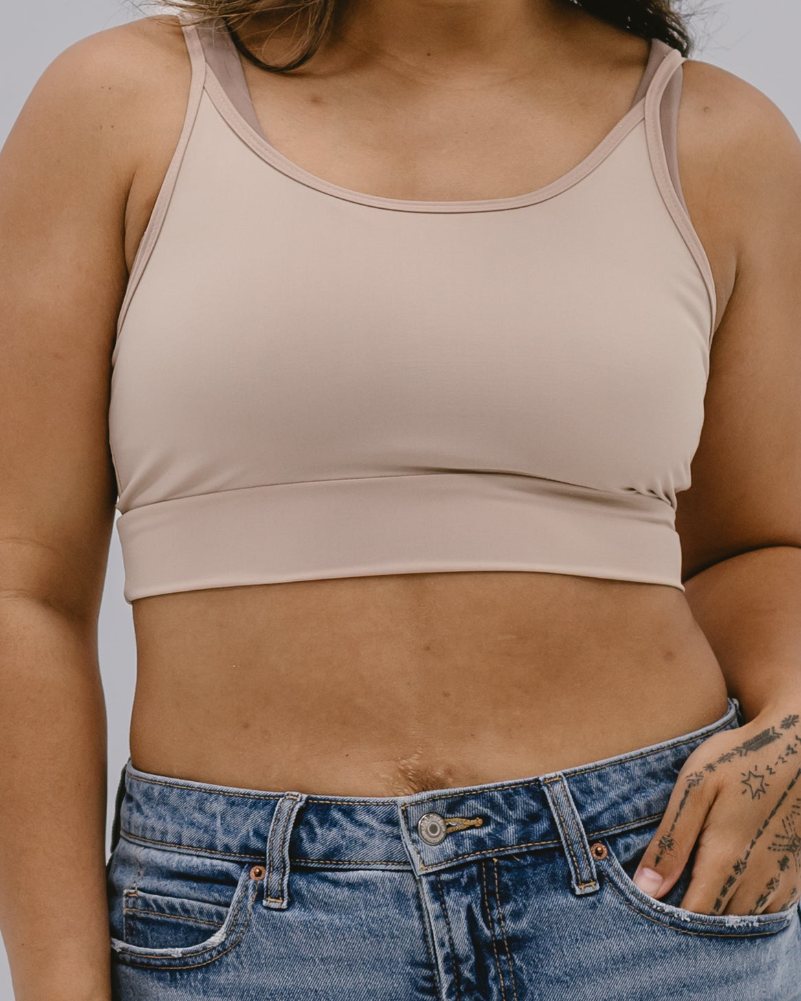 HALFTEE Layering Fashions Elegant Cami — construction detail