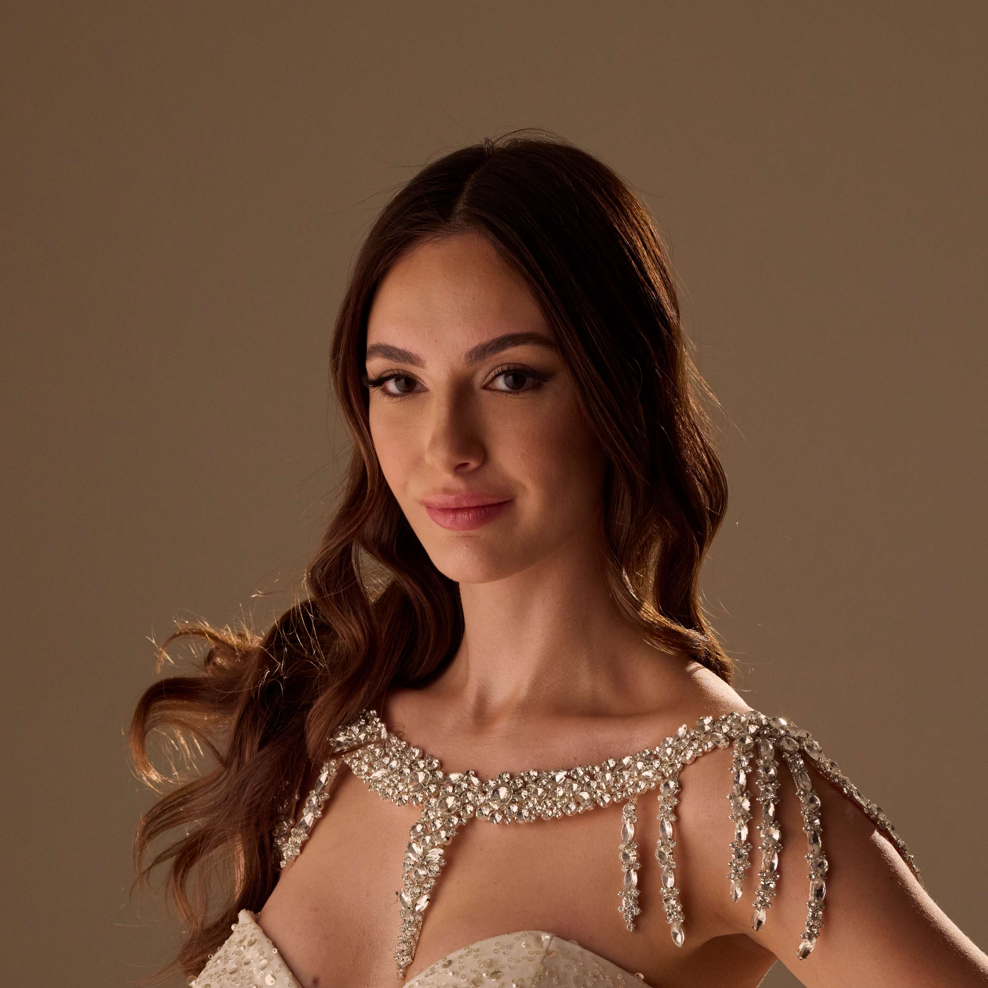 Elegant Crystal Shoulder Necklace - Bridal Shoulder Body Jewelry – Bridal Port, view 7