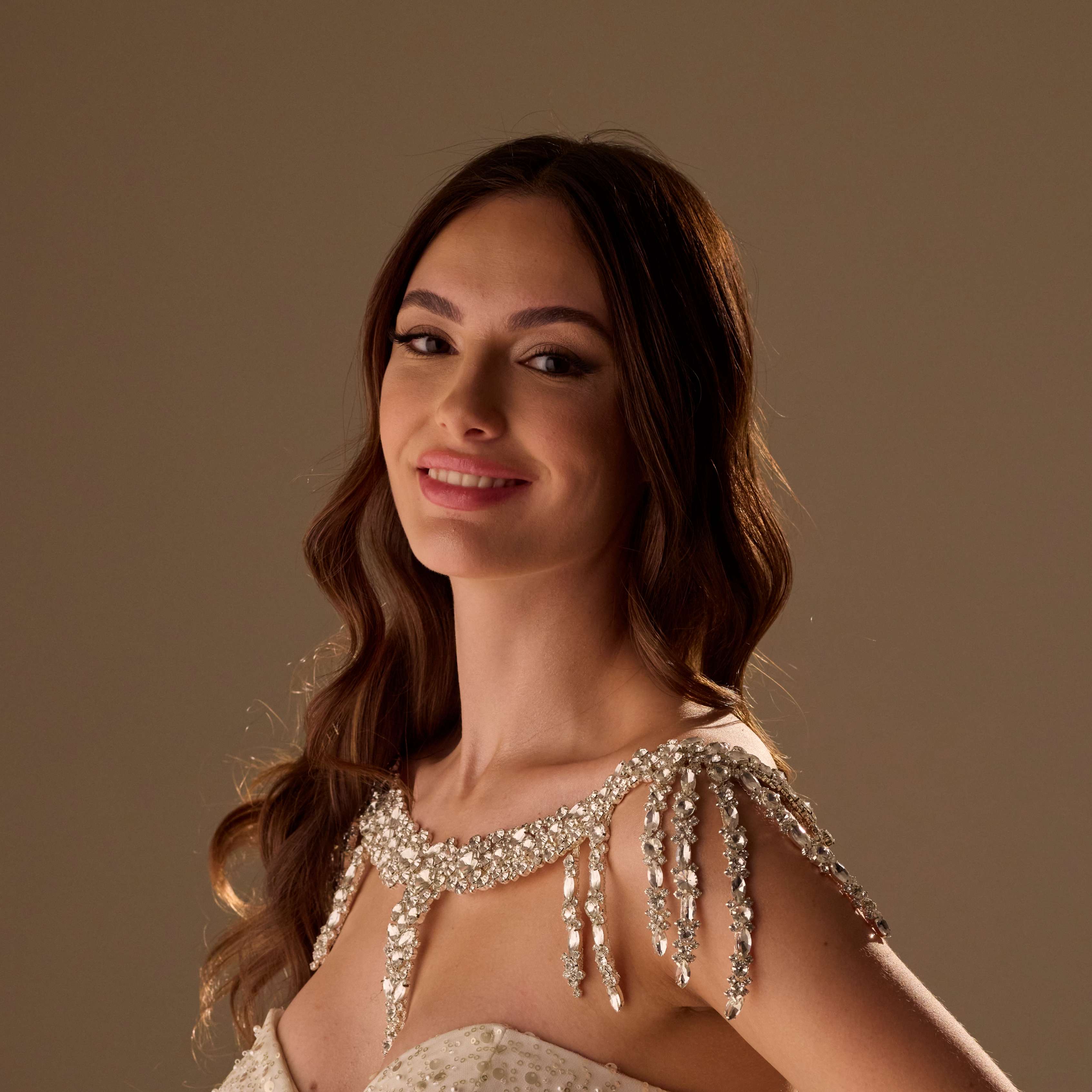 Elegant Crystal Shoulder Necklace - Bridal Shoulder Body Jewelry – Bridal Port, view 6