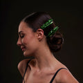Elegant Green Crystal 2-Piece Hair Comb Set – Bridal Port