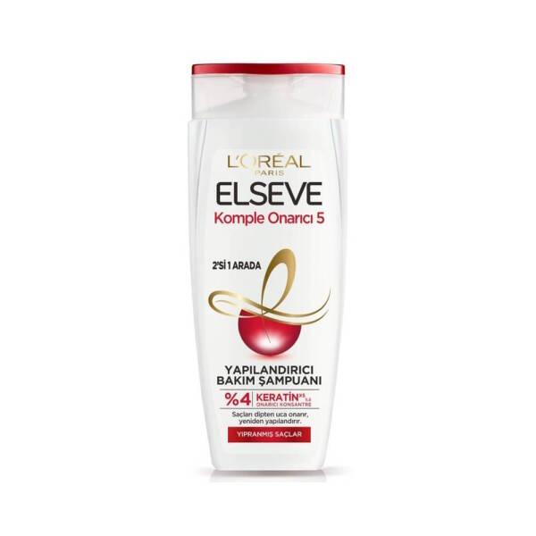 Elseve Repairing Shampoo, 2-in-1 Nourishing Shampoo and Conditioner for Damaged Hair - 15.22 fl oz