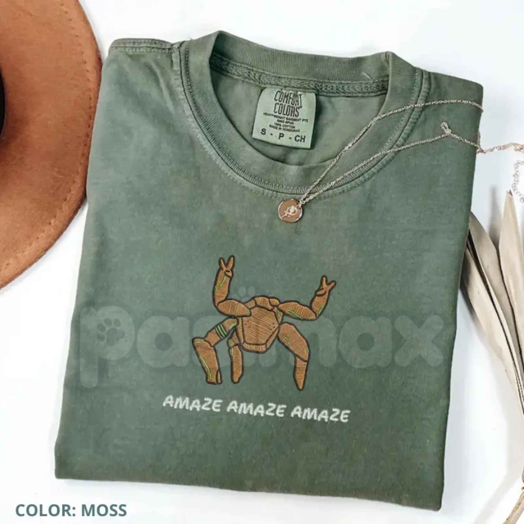 Embroidered Amaze Rocky Alien Comfort Colors T-Shirt – Project Hail Mary Sci-Fi Tee