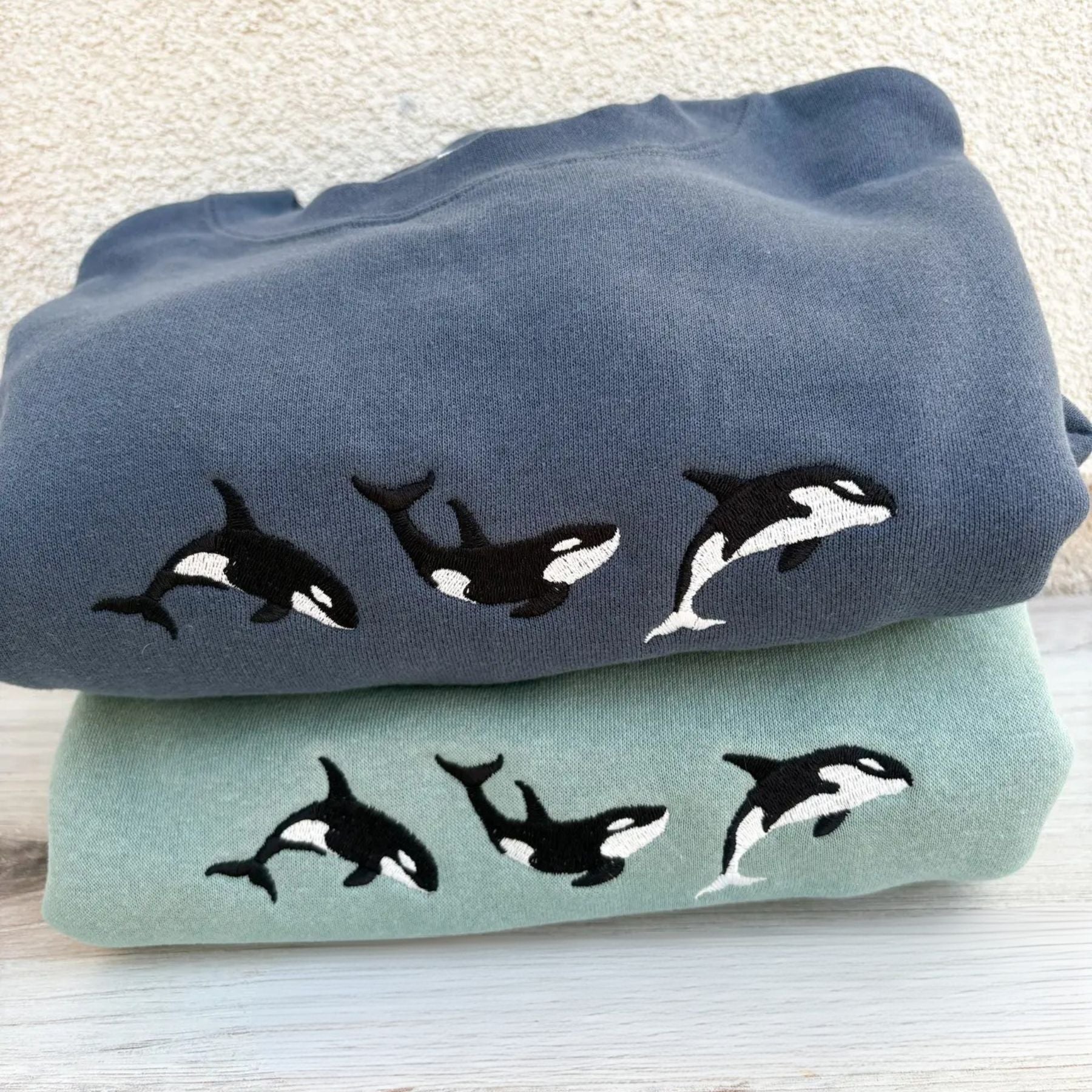 Pasimax Embroidered Orca Sweatshirt — main product shot