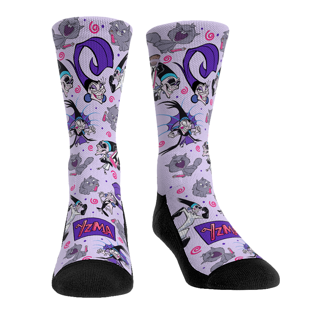 Rock 'Em Socks Rock 'Em Socks The Emperor's New Groove - Yzma All-Over — main product shot