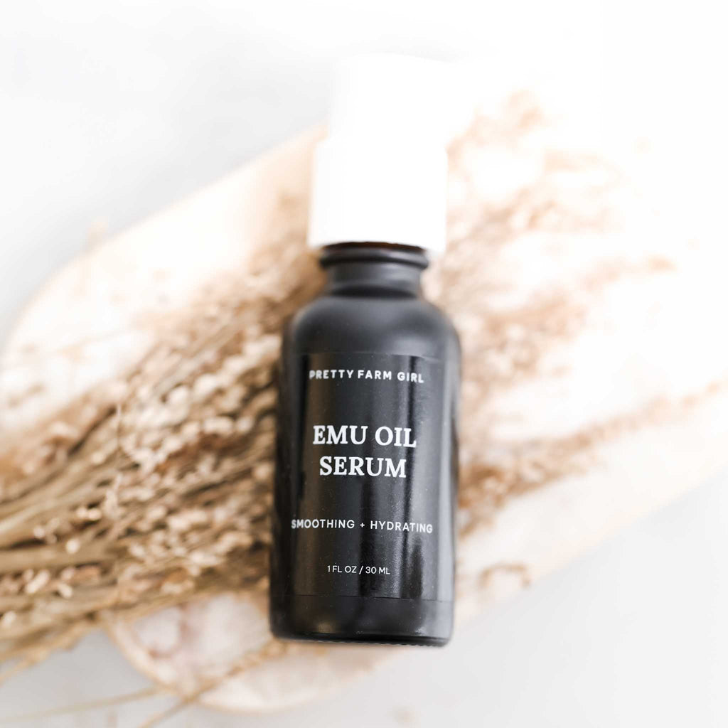 Pretty farm girl Dry Skin Hydrating Routine Kit — back view