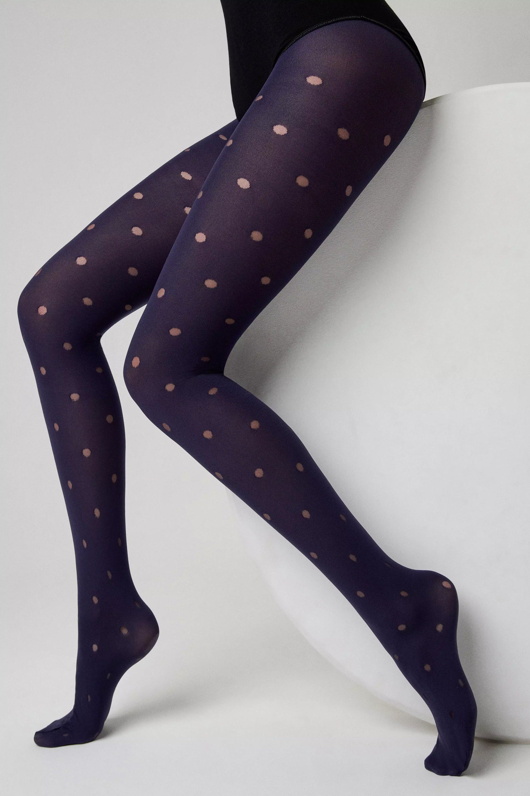 TheRanok.com Fantasy Tights Conte Enjoy - Sheer Polka Dots — flat-lay composition