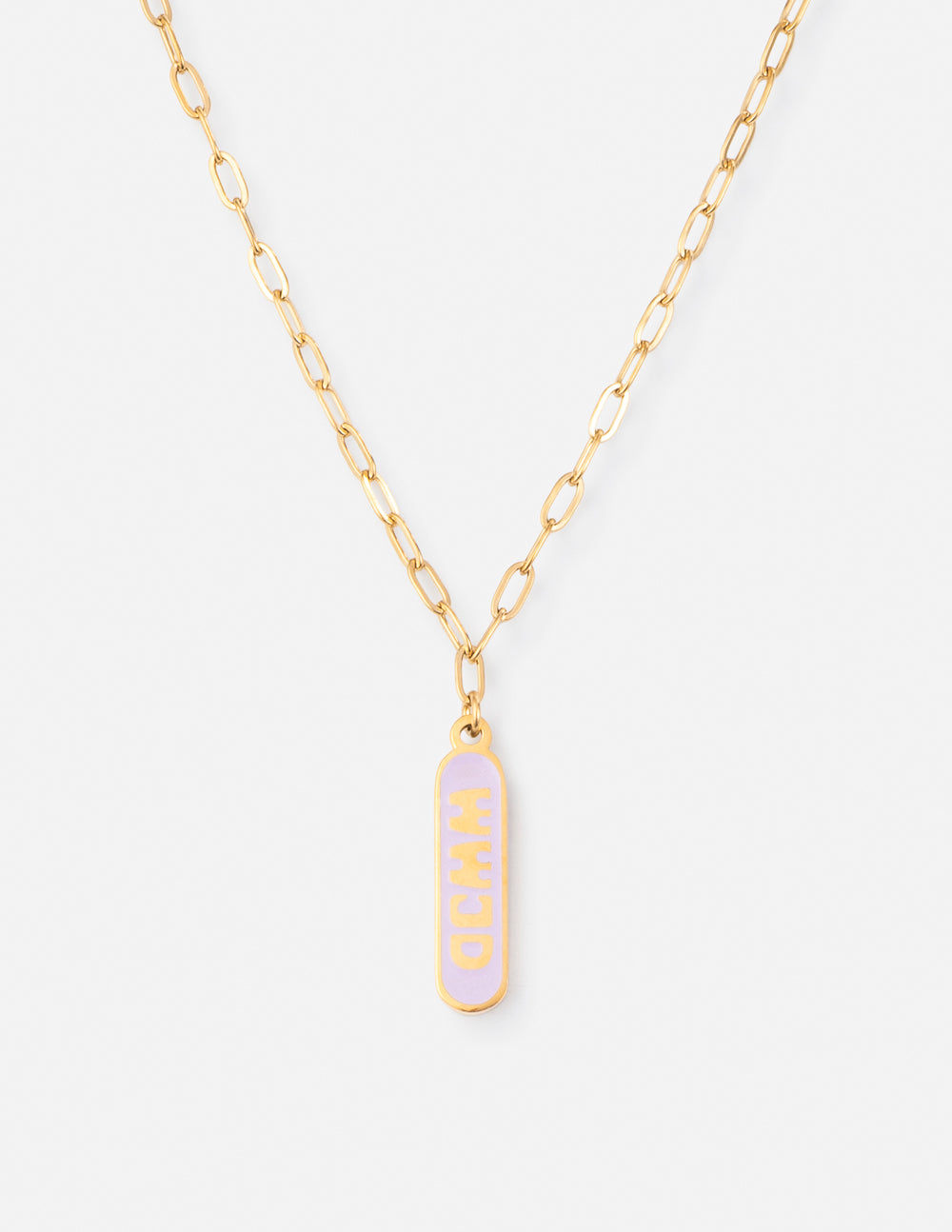 Elevated Faith Enamel WWJD Necklace — main product shot
