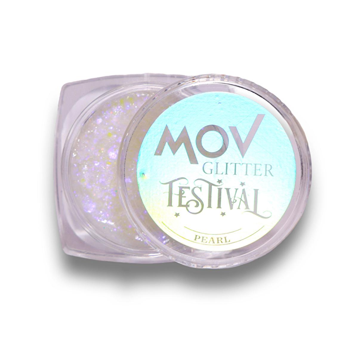 Mov Glitter Cream for Festivals & Special Events - Moisturizing & Sparkling Makeup for Skin & Body
