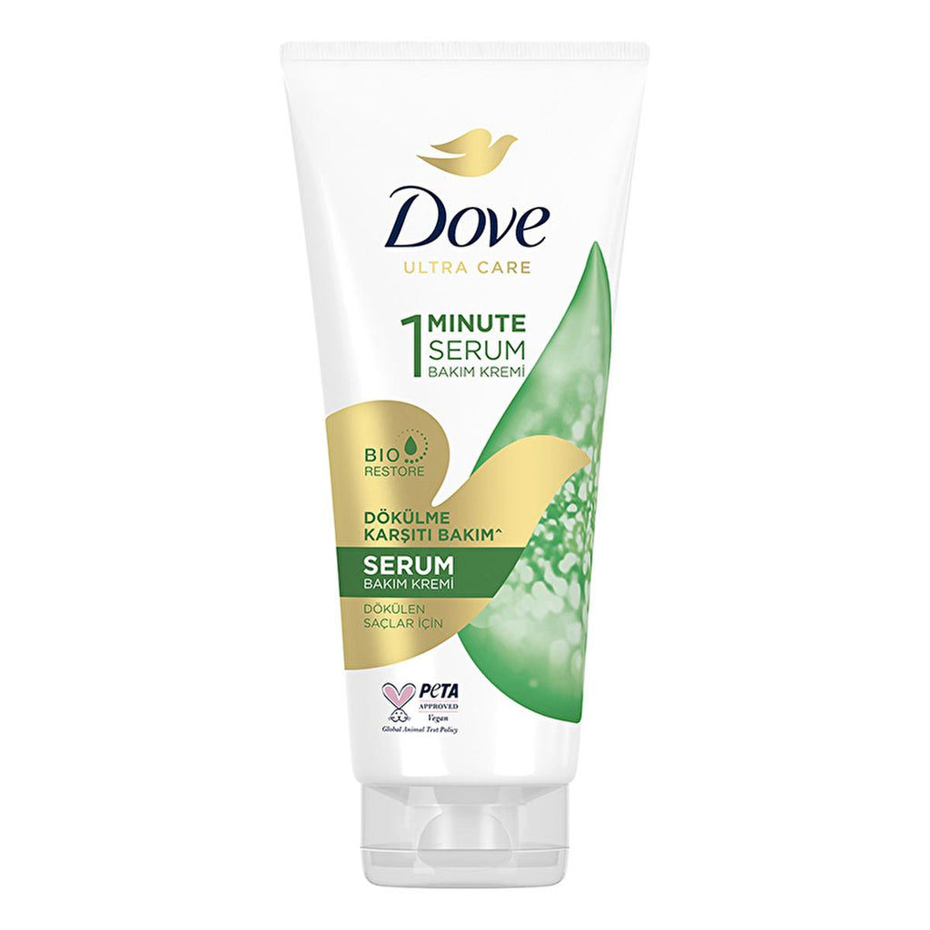 Dove Ultra Care Anti-Breakage Hair Conditioner: 1-Minute Serum for Stronger, Vegan & Damage-Free Hair - Coconut, Almond & Argan Oil Infusion (5.75 fl oz)