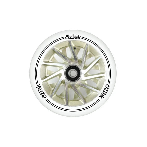 Aztek Ermine XL Wheels 115mm - Ivory/White by Skates USA