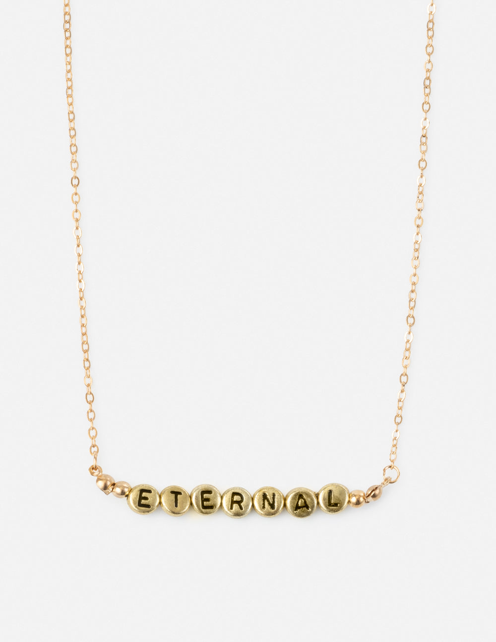 Elevated Faith Eternal Letter Necklace — main product shot