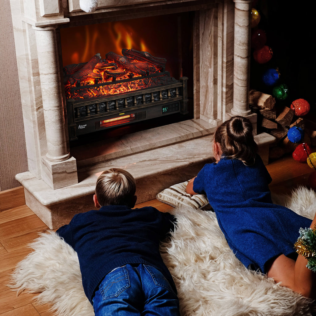 Eternal Flame EF26-LG Smart Electric Fireplace Logs, WiFi Enabled – TURBRO, view 8