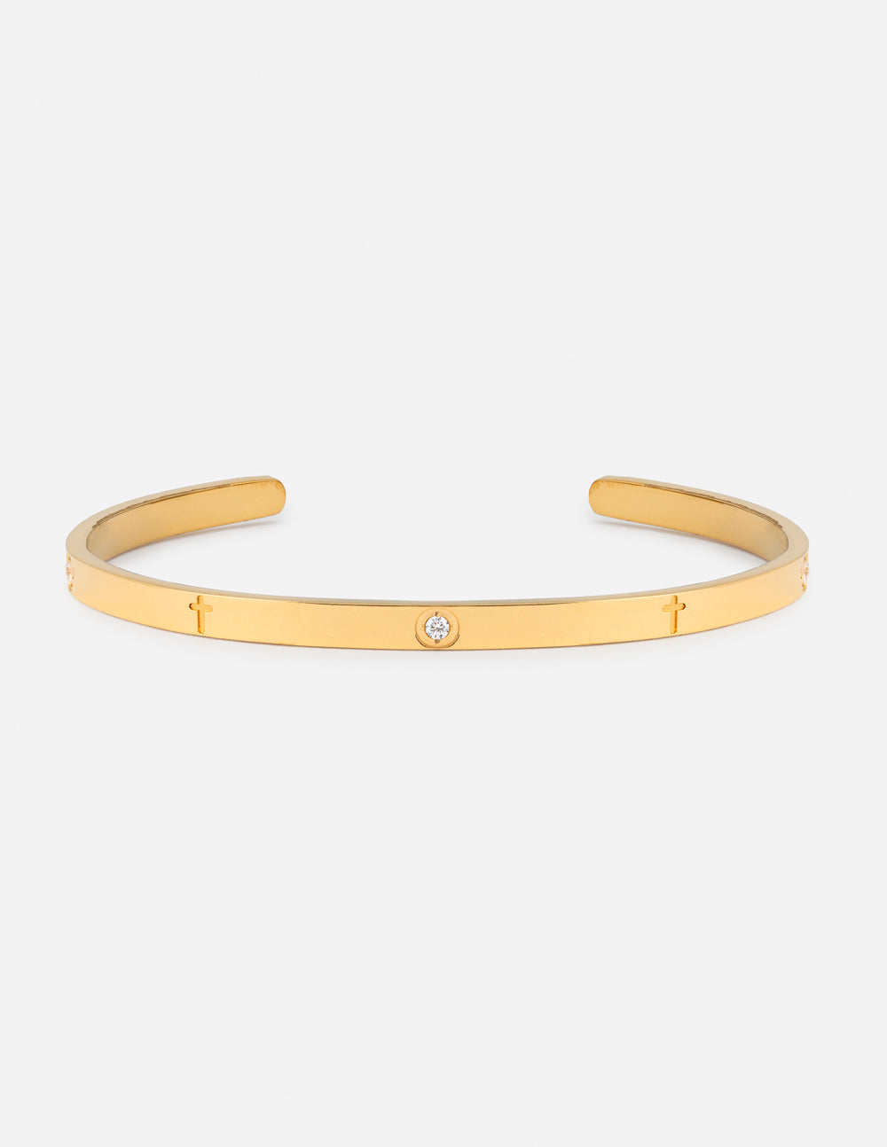 Elevated Faith Eternity Gem Cuff Bracelet