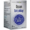 Orzaks Ocean Extramag 30 Tablets Magnesium for Adults - Magnesium Citrate, Malate, Bisglycinate - 30 Count Amber Glass Bottle