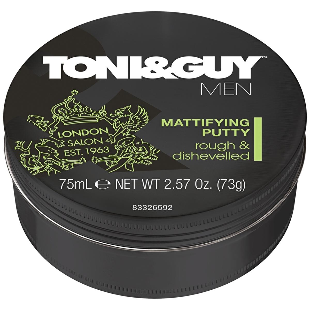 Toni&Guy Matte Finish Hair Styling Cream Wax - 75ml, Strong Hold, Natural Look