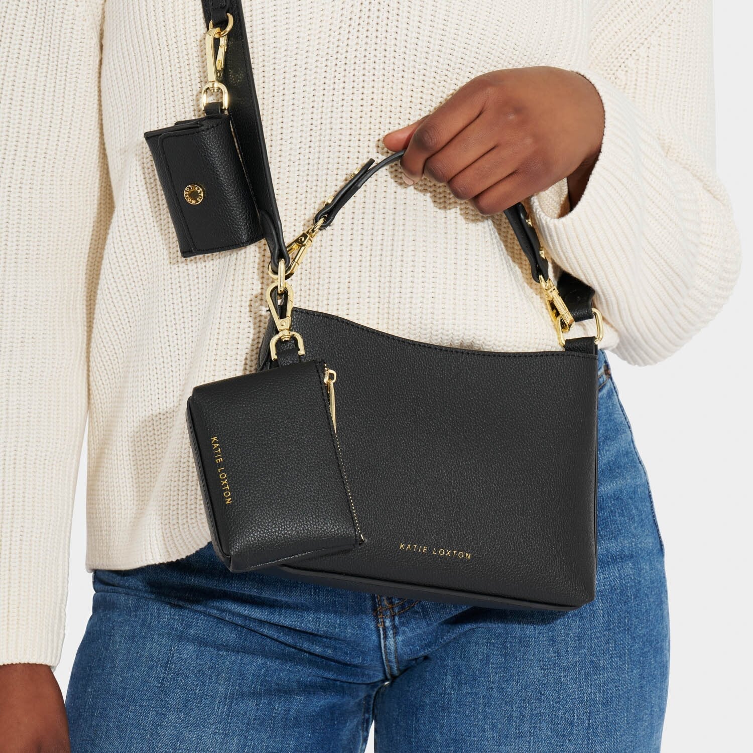 KADOU BOUTIQUE Evie Clip On AirPod Case — detail close-up
