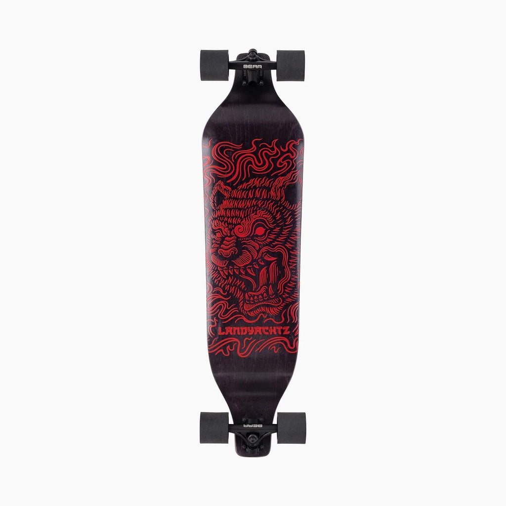 Landyachtz Evo 40 Bear Longboard Complete, Complete Longboards