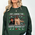 Pasimax "Excuse Me While I Whip This Out" Ugly Christmas Sweater | Blazing Saddles Movie Quote Jumper | Western Comedy Holida