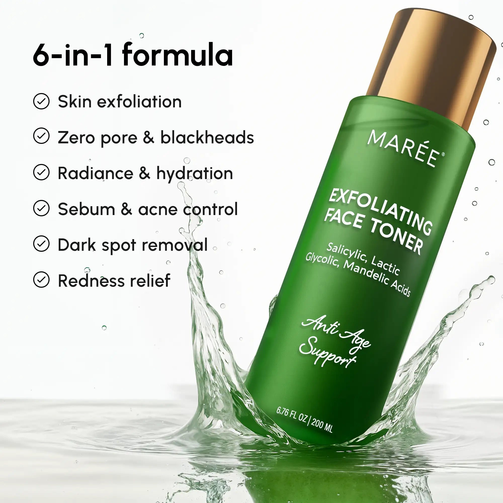 Maree Daily Glow Exfoliating Toner — side view