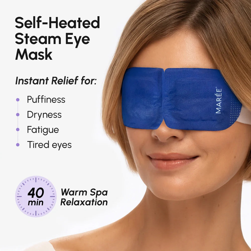 Maree Scented Spa Steam Eye Mask — detail close-up