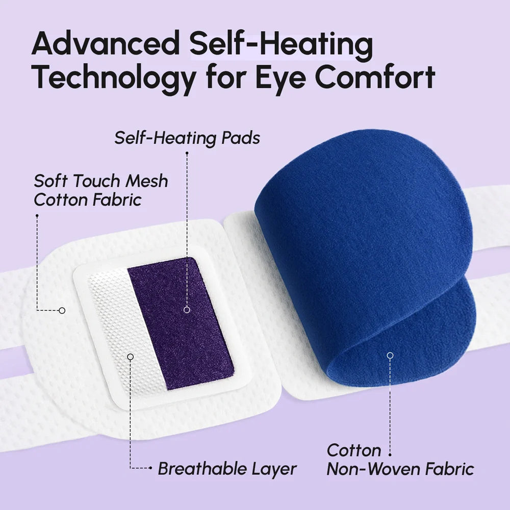 Maree Scented Spa Steam Eye Mask — in-use photo