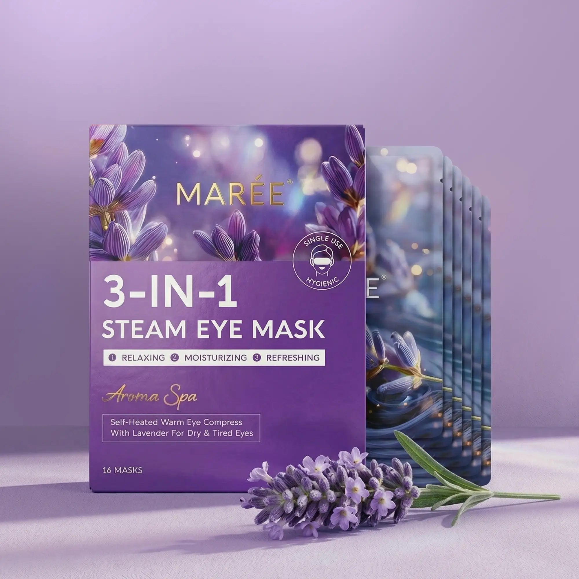 Maree Scented Spa Steam Eye Mask — main product shot