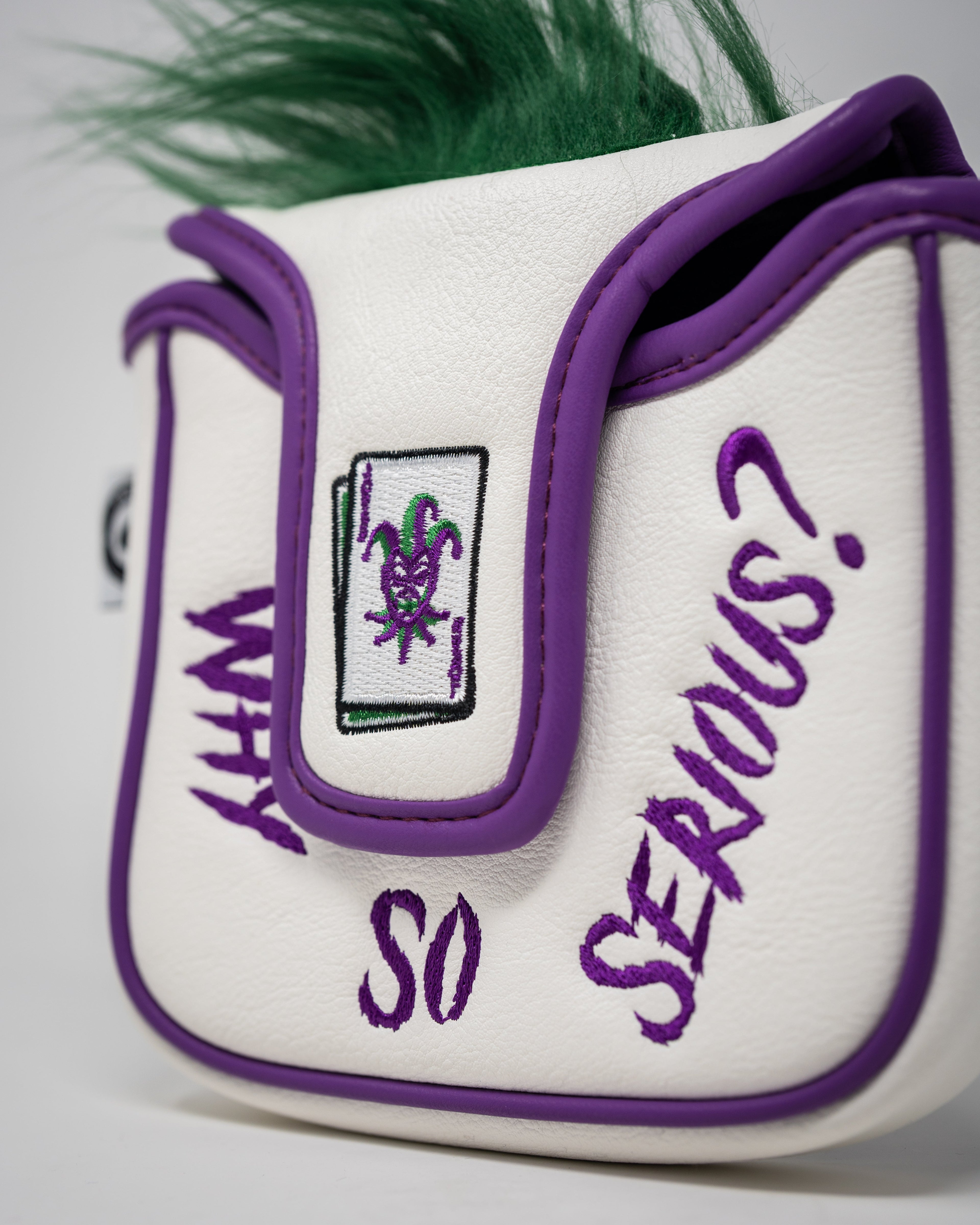 Pins and Aces Joker - Mallet Putter Cover - XL — back view