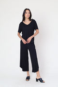 KADOU BOUTIQUE Breathable Bamboo Capri Pants — main product shot