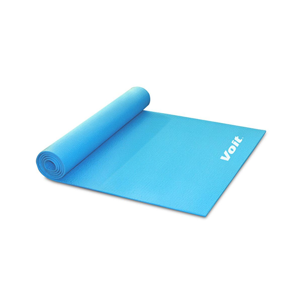 Voit Blue Yoga Mat - 173x61cm, 4mm Thickness for Comfort & Grip